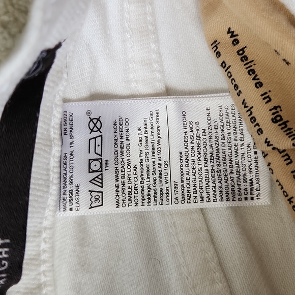 Banana Republic White Jeans - Picture 3 of 4